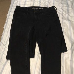 American Eagle black jeggings